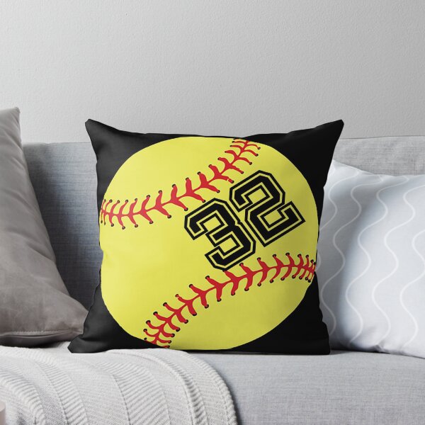 Item preview, Softball Player Jersey No 32 Back Number #32 Ball Sport Sticker Gift designed and sold by theshirtinator.
