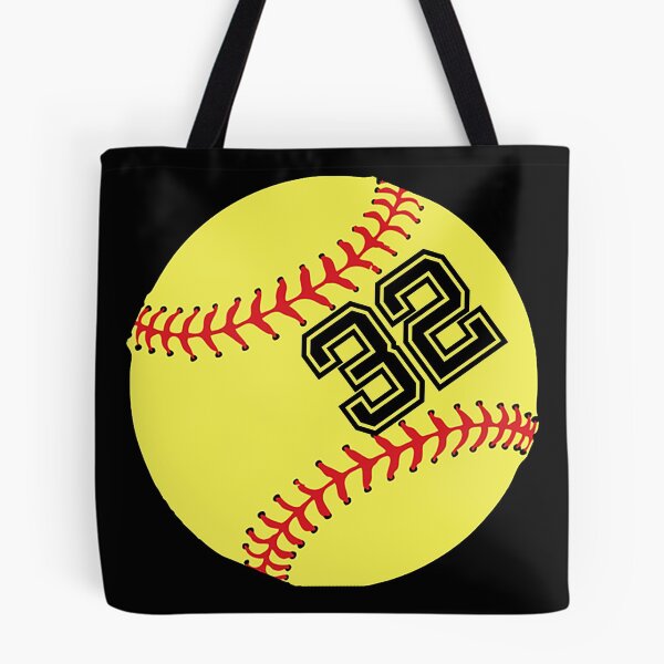 Item preview, Softball Player Jersey No 32 Back Number #32 Ball Sport Sticker Gift designed and sold by theshirtinator.