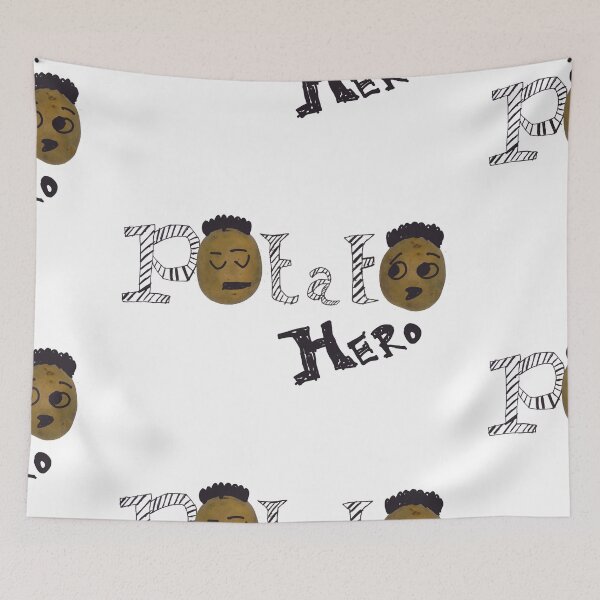 Item preview, potato hero most uncommon design Social Satire tell me || potato hero  designed and sold by KARTICK DUTTA.
