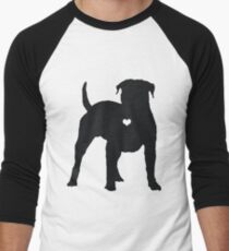 My American Bulldog Heart Belongs To You Men's Baseball ¾ T-Shirt