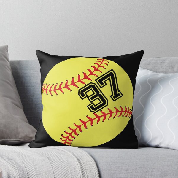 Item preview, Softball Player Jersey No 37 Back Number #37 Ball Sport Sticker Gift designed and sold by theshirtinator.