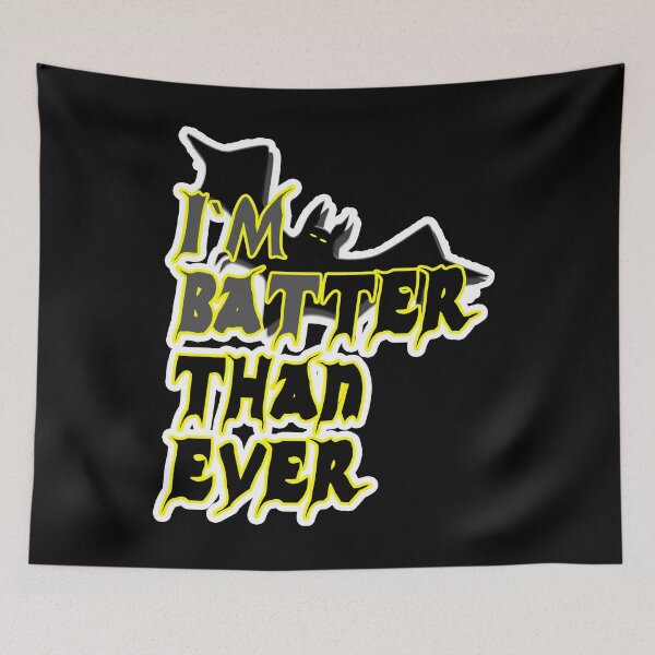 Item preview, Funny Halloween Flying Bat Batter Than Ever designed and sold by UniQueensShop.