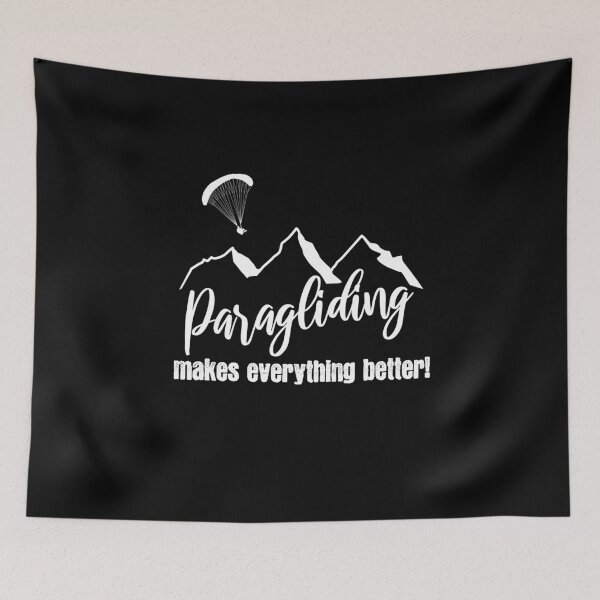 Item preview, Eat Sleep Fly Repeat! Paragliding paraglider parachute designed and sold by VollNiceDesign.