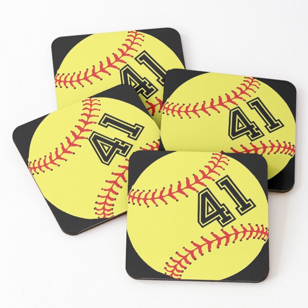 Item preview, Softball Player Jersey No 41 Back Number #41 Ball Sport Sticker Gift designed and sold by theshirtinator.