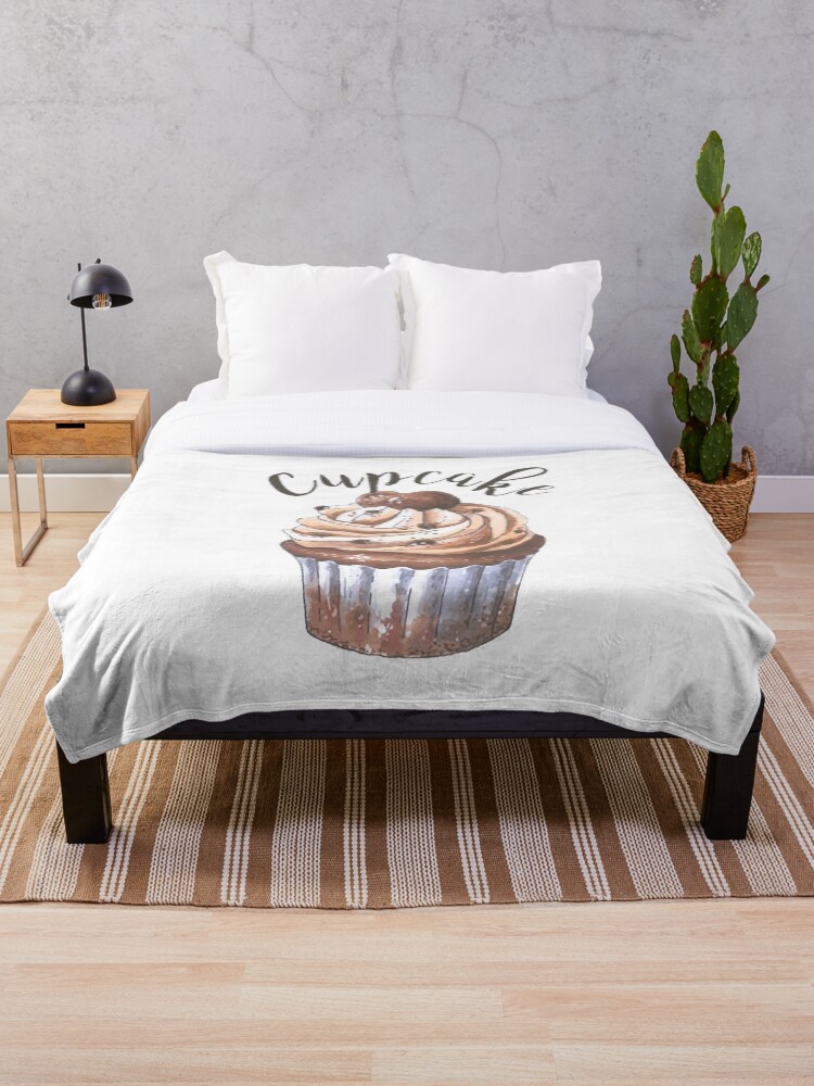 Thumbnail 1 of 6, Throw Blanket, Cupcake designed and sold by OtterFactory.