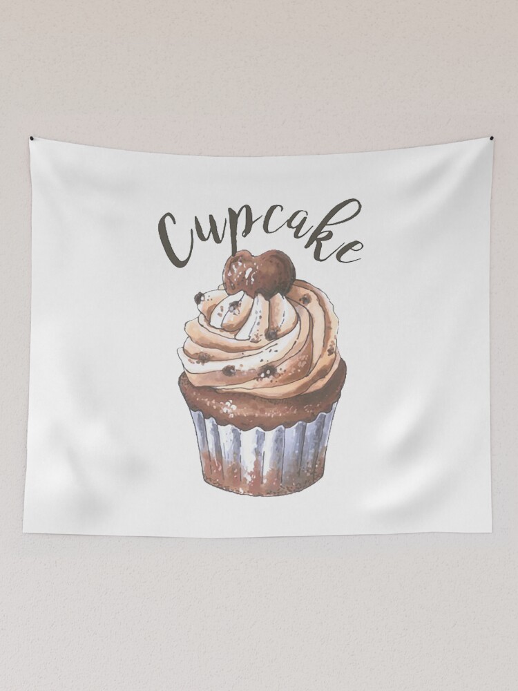 Thumbnail 2 of 3, Tapestry, Cupcake designed and sold by OtterFactory.