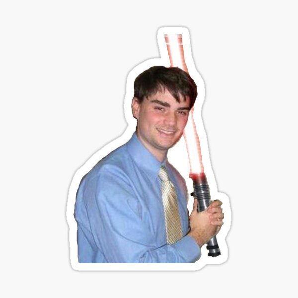 Aperçu de l'œuvre Ben Shapiro tenant un sabre laser créée et vendue par jmlolz.