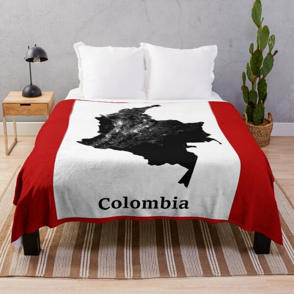 Item preview, Colombia street map art designed and sold by AmazingMapArt.