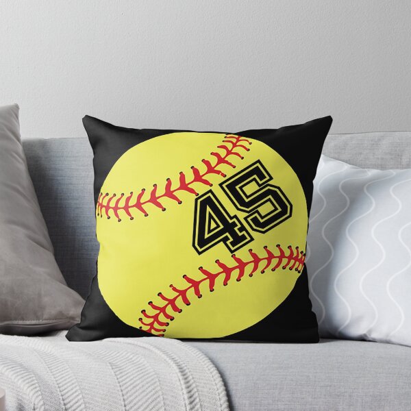 Item preview, Softball Player Jersey No 45 Back Number #45 Ball Sport Sticker Gift designed and sold by theshirtinator.