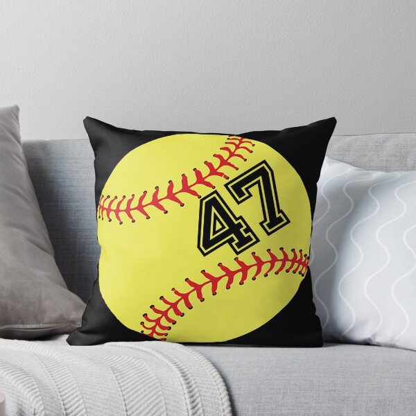 Item preview, Softball Player Jersey No 47 Back Number #47 Ball Sport Sticker Gift designed and sold by theshirtinator.