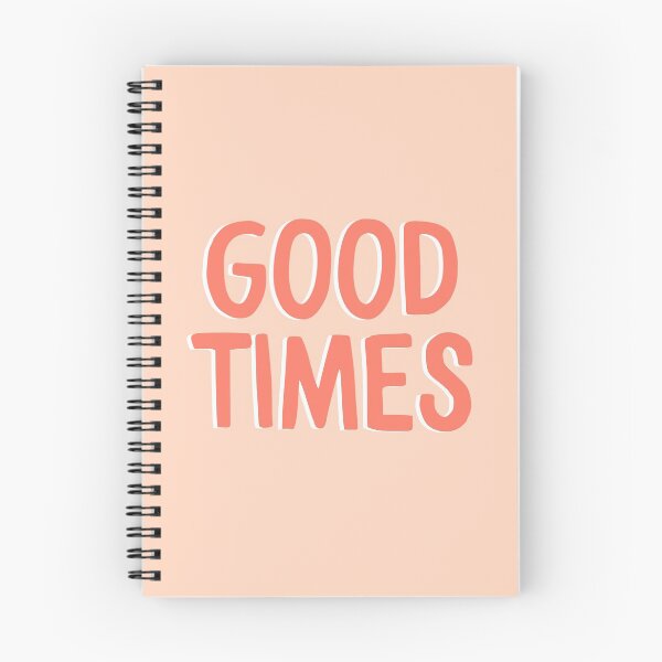 Item preview, Good Times - Coral Motivational Quote designed and sold by blueskywhimsy.