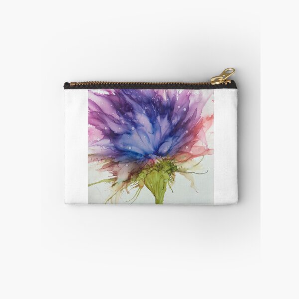 Item preview, Blue fantasy flower Alcohol ink designed and sold by Gill Barrett Art.