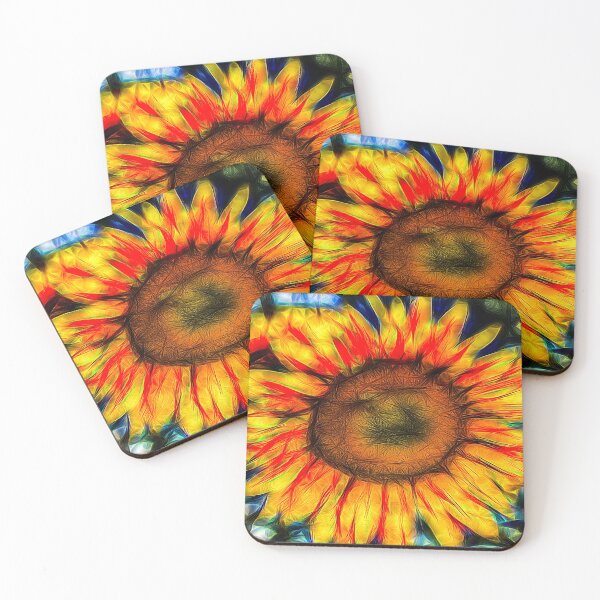 Item preview, Single Sunflower Art designed and sold by Londonimages.