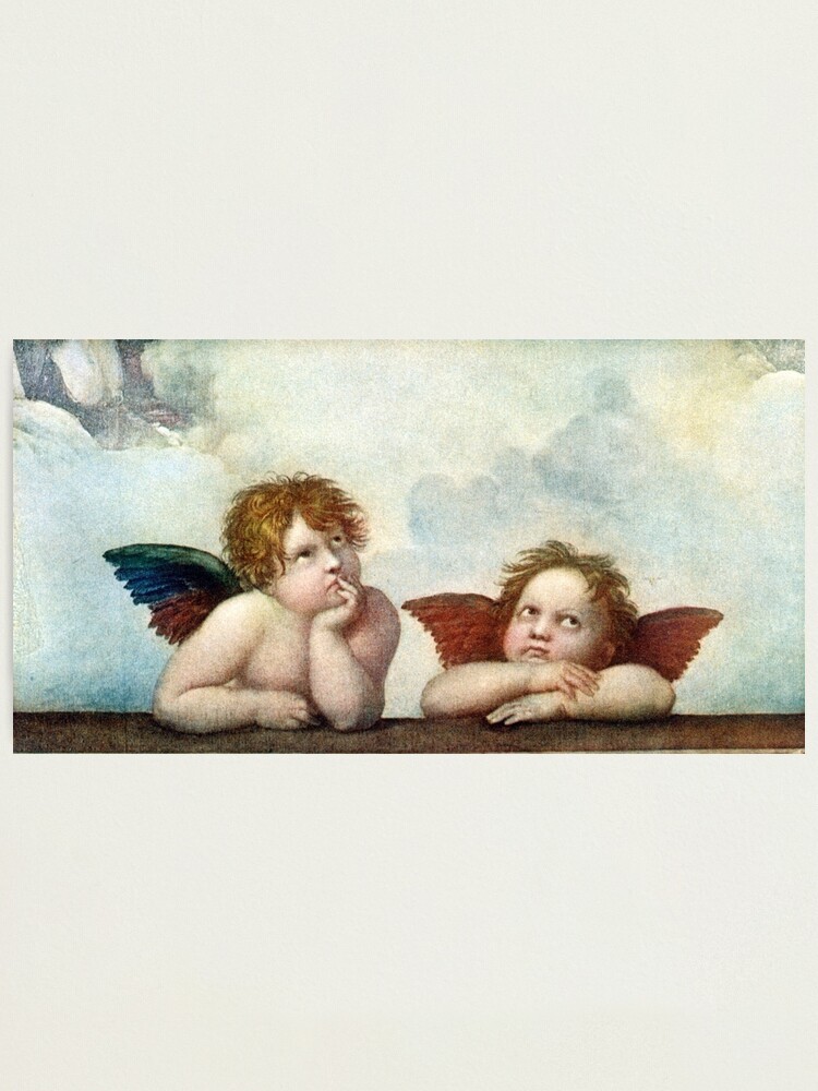 Angels of the Sistine Madonna Photographic Print for Sale by