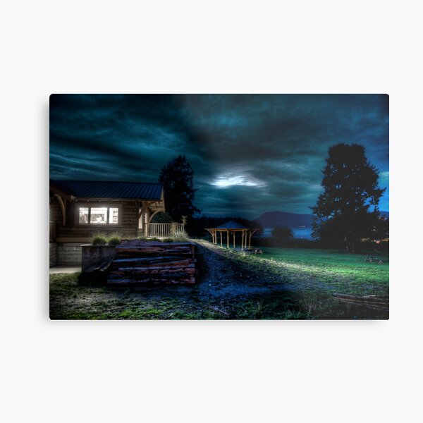 Opening Night at the Library Metal Print