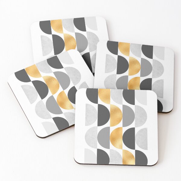 Item preview, Modern - Gold Circles designed and sold by ArenaArts.