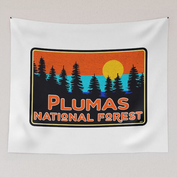 Item preview, Plumas National Forest California Laptop Luggage Bumper designed and sold by DESTINATIONS DECAL.