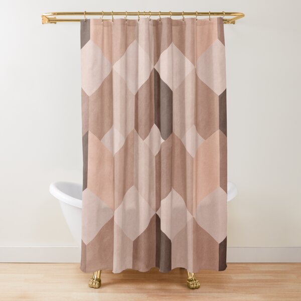 Soft Brown Beige Shower Curtains Redbubble