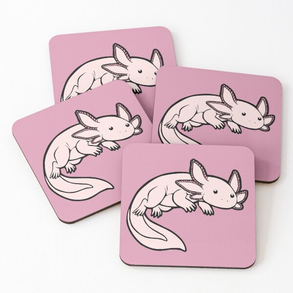 Item preview, Pink Axolotl Salamander Newt designed and sold by Pink Pineapple Works.
