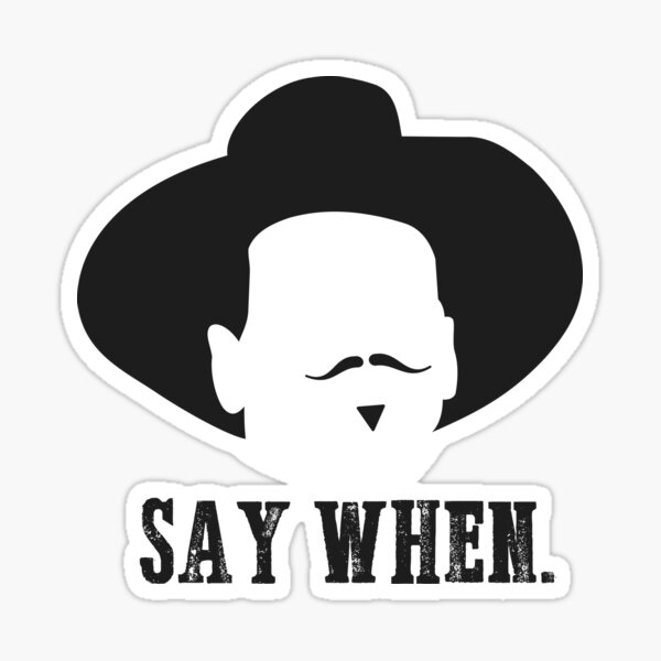 Electronics & Accessories Say When Doc Holliday vinyl decal Tombstone ...