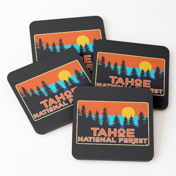 Item preview, Tahoe National Forest California Laptop Luggage Bumper designed and sold by DESTINATIONS DECAL.