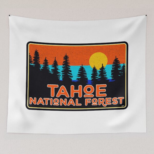 Item preview, Tahoe National Forest California Laptop Luggage Bumper designed and sold by DESTINATIONS DECAL.