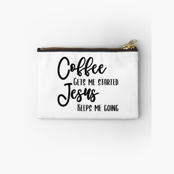 Item preview, Coffee Get Me Started, Jesus Keeps Me Going  designed and sold by lainade.