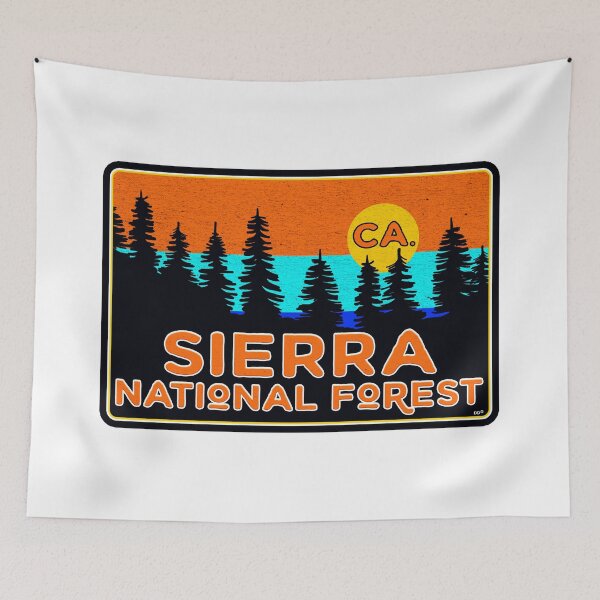 Item preview, Sierra National Forest California Laptop Luggage Bumper designed and sold by DESTINATIONS DECAL.