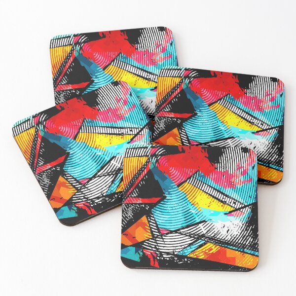 Item preview, Abstract Geometric Triangles T-Shirt designed and sold by EBCustomDesign EBCD.