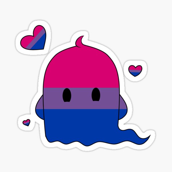 Bisexual Ghost Sticker For Sale By ShiroCashelle Redbubble