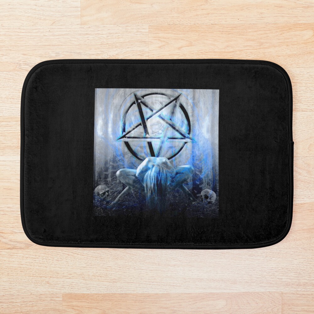 dark wood bath mat