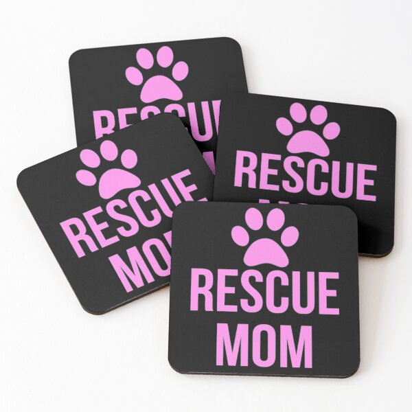 Item preview, Pink Rescue Mom Puppy Dog Paw designed and sold by SwagHut.