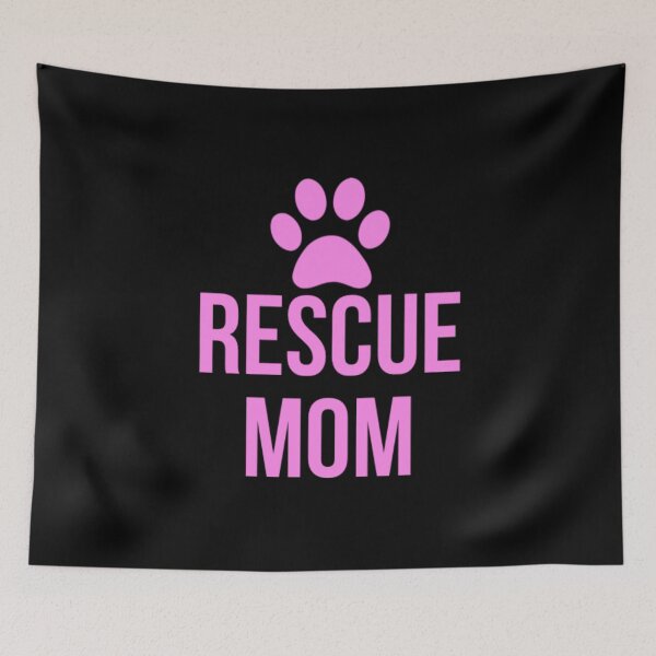 Item preview, Pink Rescue Mom Puppy Dog Paw designed and sold by SwagHut.