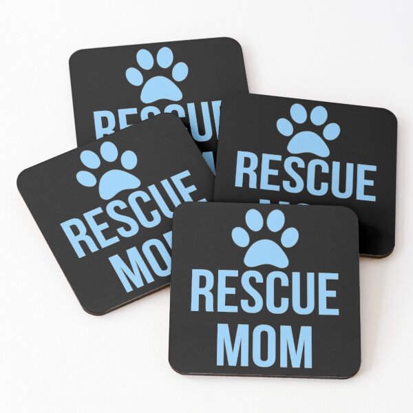 Item preview, Blue Rescue Mom Puppy Dog Paw designed and sold by SwagHut.
