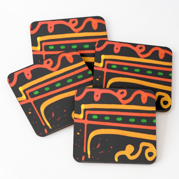 Item preview, Colored Ethnic Abstract Art designed and sold by DFLC Prints.