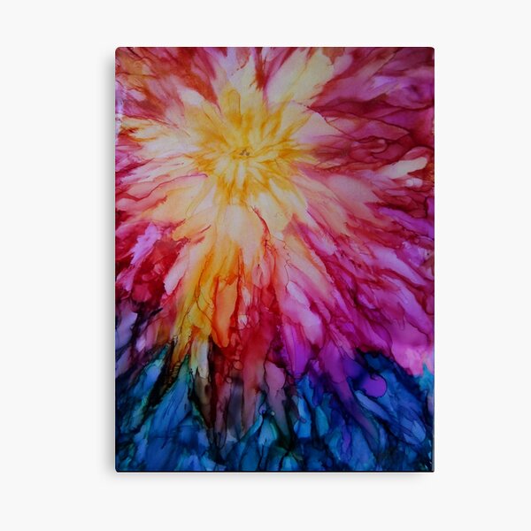 Rainbow Bloom Canvas Print