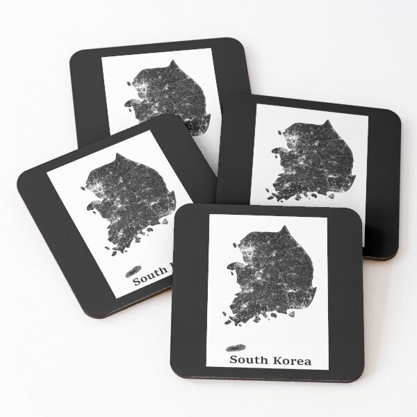 Item preview, South Korea wall art designed and sold by AmazingMapArt.