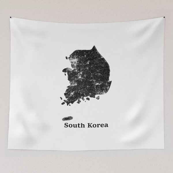Item preview, South Korea wall art designed and sold by AmazingMapArt.