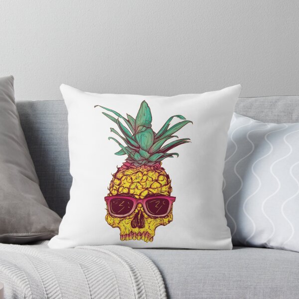 Item preview, Summer Pineapple Skull Sunglasses - Hawaiian Aloha Shirt designed and sold by tshirtbycazo.