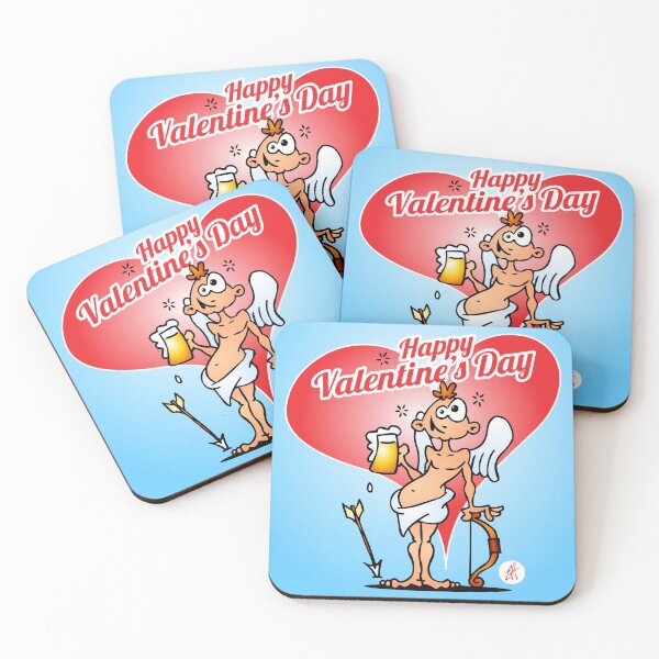 Item preview, Cupid with a beer designed and sold by cardvibes.