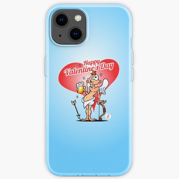 Cupid with a beer iPhone Soft Case