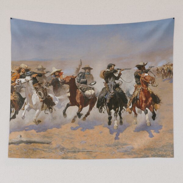 Item preview, A Dash for the Timber - Frederic Remington  designed and sold by maryedenoa.