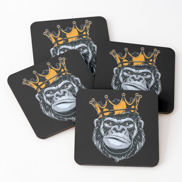 Item preview, King Gorilla King Kong Ape Monkey Swag Illustration designed and sold by bramjweb.