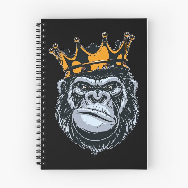Item preview, King Gorilla King Kong Ape Monkey Swag Illustration designed and sold by bramjweb.