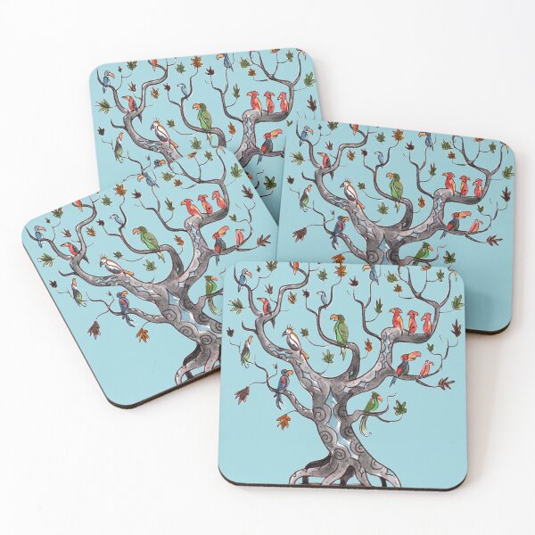 Item preview, Tropical bird tree designed and sold by AthertonCustoms.