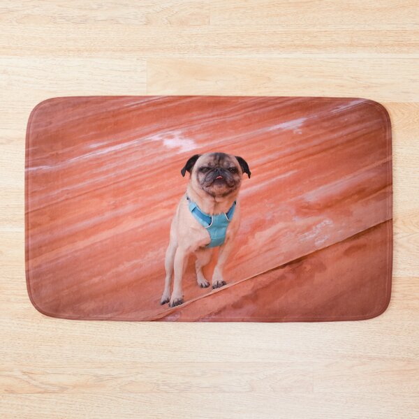 Item preview, Tilted Pug on a Ledge designed and sold by pugventurephoto.