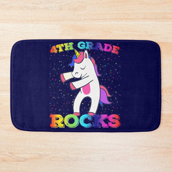 Item preview, 4th Grade Rocks! Unicorn Flossing Tshirt First Day of School designed and sold by MagicBoutique.