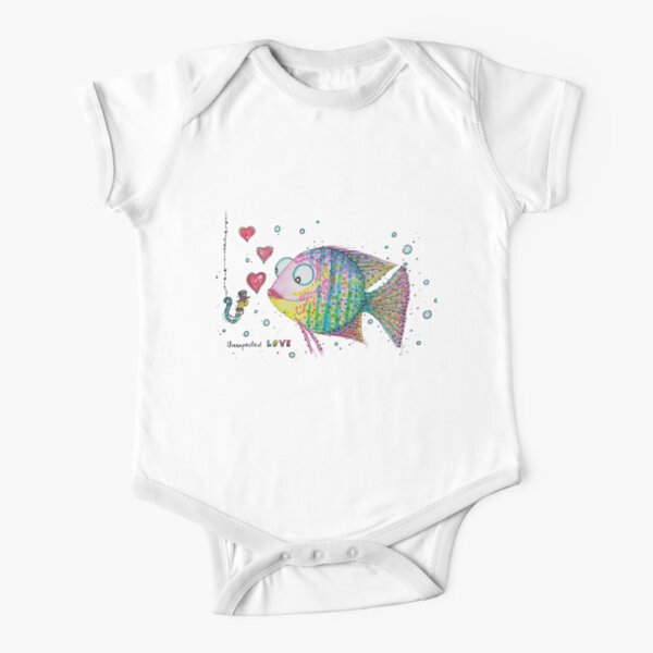 Unexpected LOVE Short Sleeve Baby One-Piece