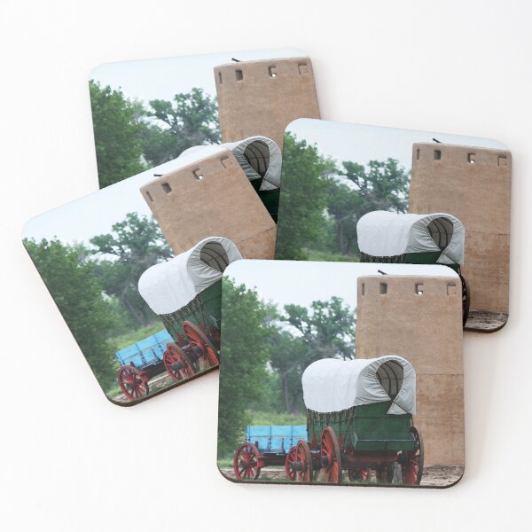 Item preview, Wagons at Bent's Fort, Colorado designed and sold by Catherine Sherman.