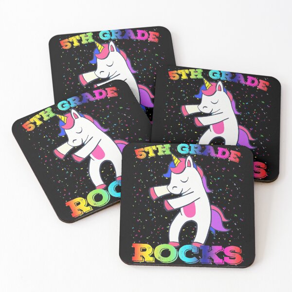 Item preview, 5th Grade Rocks! Unicorn Flossing Tshirt First Day of School designed and sold by MagicBoutique.